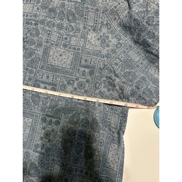 Tenth & Ocean Washable Linen Topical Short Sleeve Button Down Shirt Men's XL - Picture 5 of 8